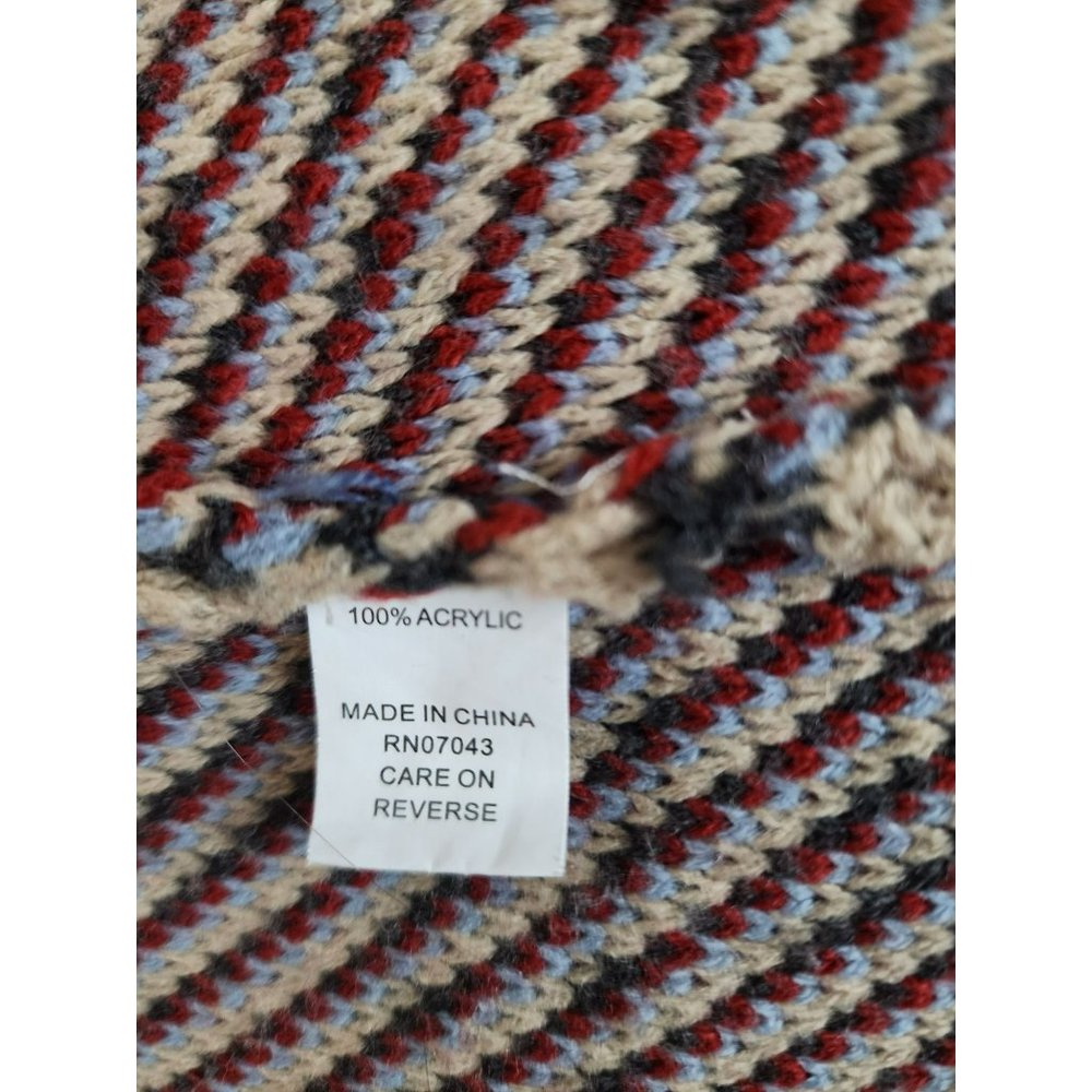 Telluride Clothing Company Women's Fair Isle Open Front Jacket Cardigan Medium - Picture 8 of 10